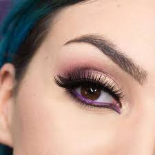 Trucco grafico marrone e viola per uno sguardo spettacolare! - Beautydea